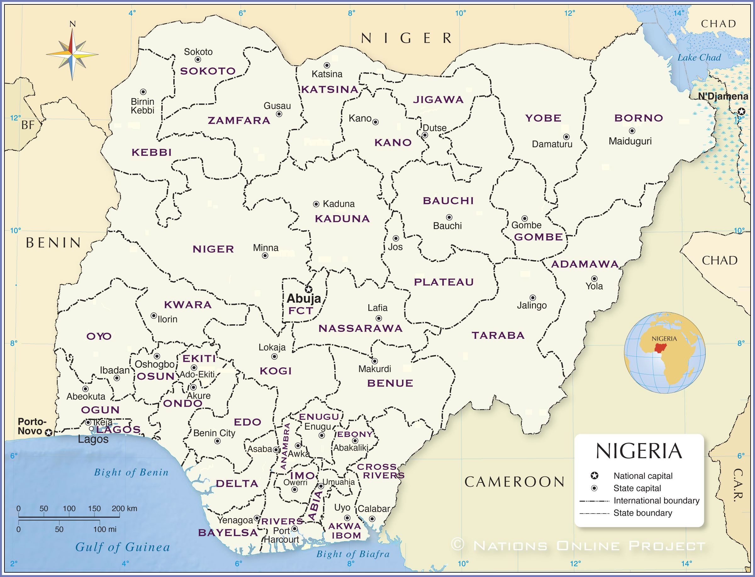 Nigeria Project Map
